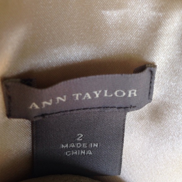 <just reduced> Ann taylor strapless silk dress - Picture 3 of 3