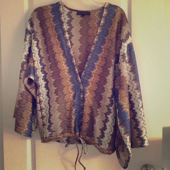 Karina Grimaldi - Deep v- neck top