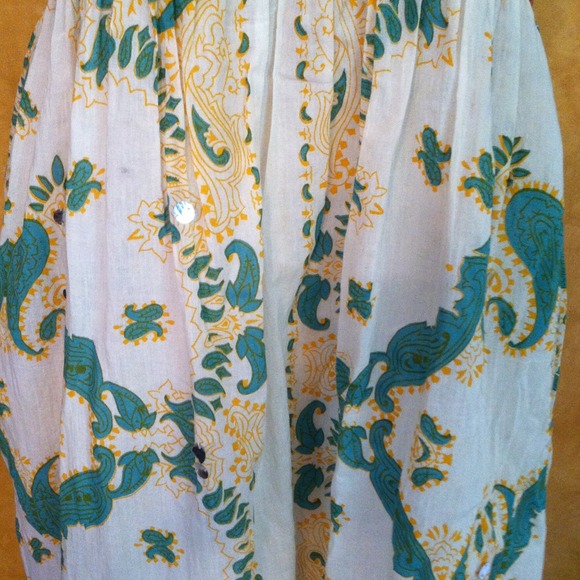 Blue plate south western cowboy sun dress sz L - Picture 2 of 3