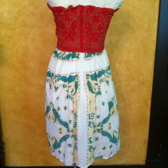 Blue plate south western cowboy sun dress sz L - Picture 3 of 3