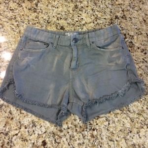 Free People Grey Shorts