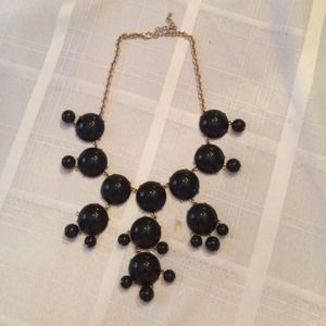 Black bubble necklace