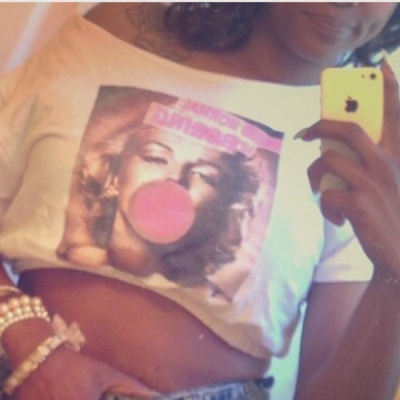 Marilyn Monroe crop top