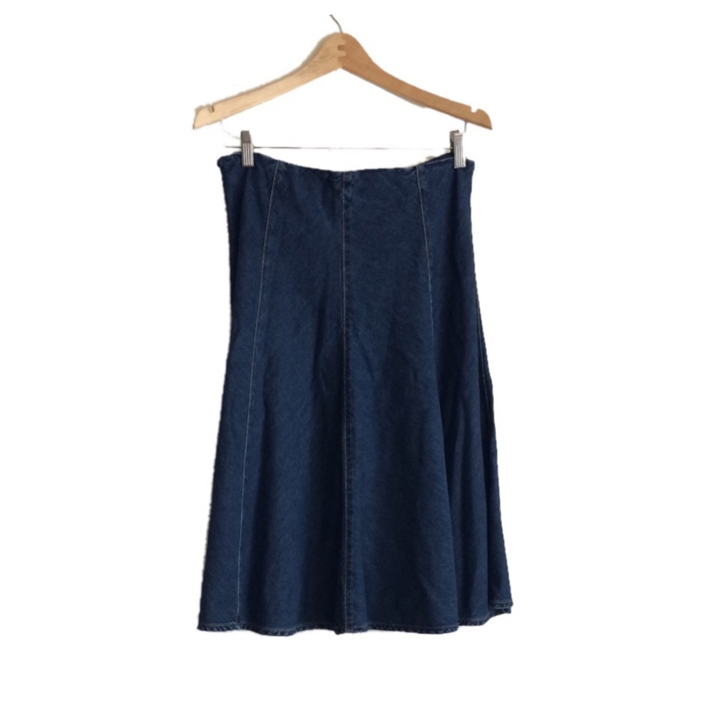 Pleated Denim Skirt: iTEM# A013