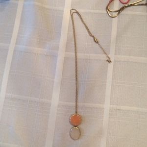 Peach necklace