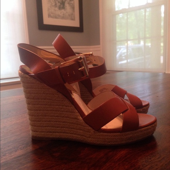 Michael Kors espadrille wedge sandals