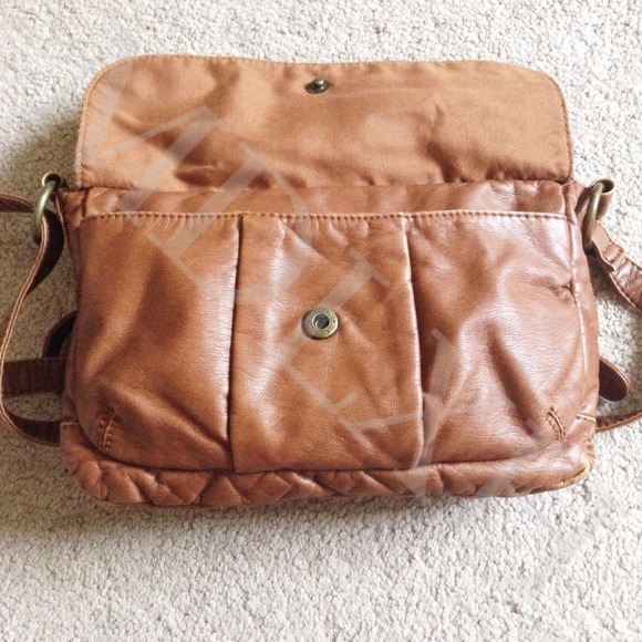Brown Leather Crossbody - Picture 2 of 4