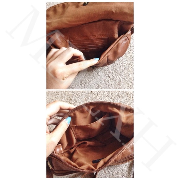 Brown Leather Crossbody - Picture 3 of 4