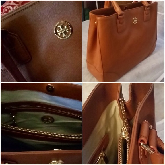 ❌SOLD❌ Tory Burch Saffiano Tote - Picture 2 of 4