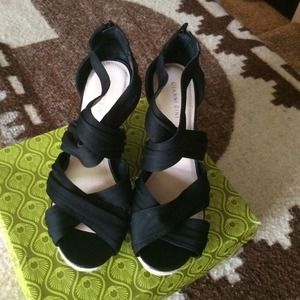 Gianni Bini Wedges Worn ONCE