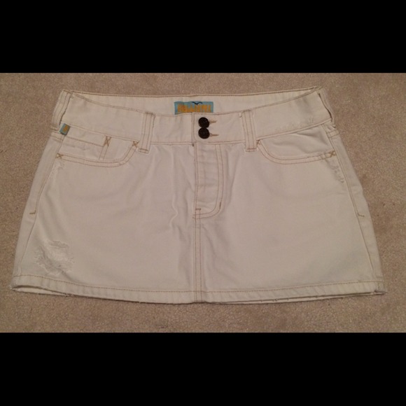 White distress skirt!
