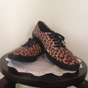 VANS Leopard Print Sneakers
