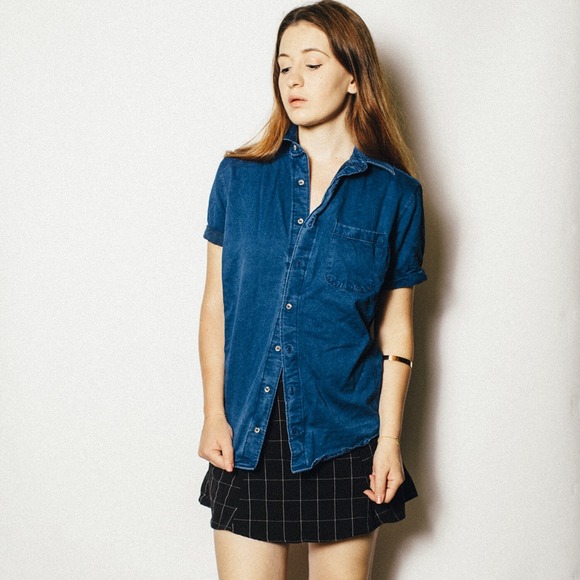 Denim Button Down Shirt