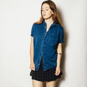 Denim Button Down Shirt