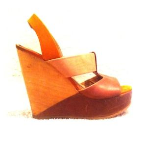 BUNDLED! Aldo leather wedges!