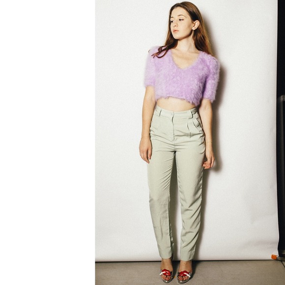 Pistachio trousers