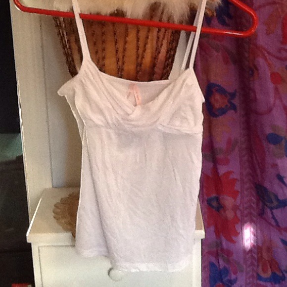 Sparkle and Fade white tank, new!