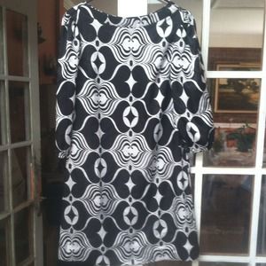 Black and white dress