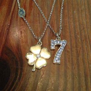 Juicy Couture "7" Charm Necklace