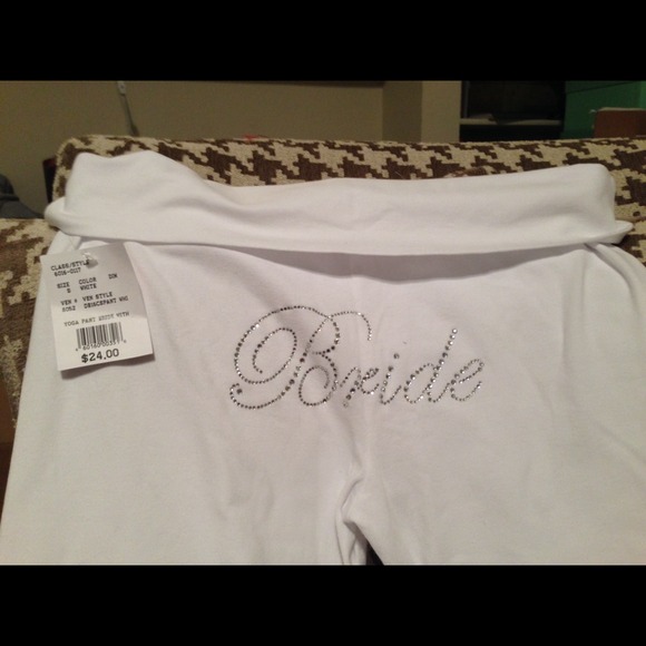 Brand new with tags, small bride fold over pants
