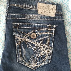 Silver Bootcut Jeans