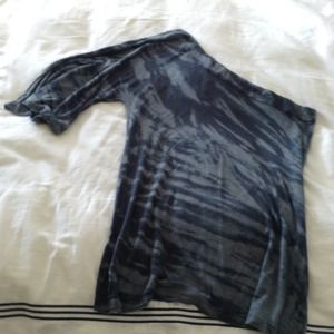 One shoulder top size small fits medium and large