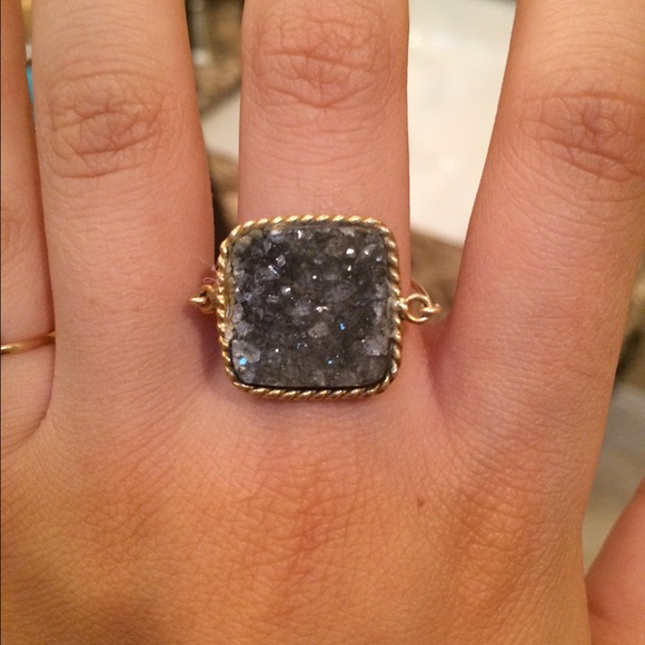 Handmade druzy ring!