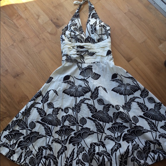 Floral halter dress XS