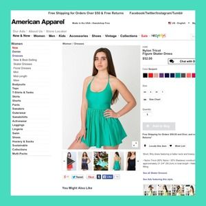 American Apparel skater dress