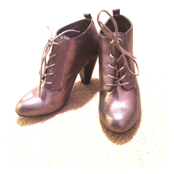 Pretty Silver Booties