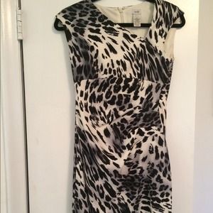 Black and white cache dress