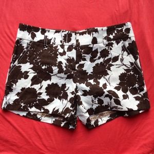 J.Crew Brown Floral Print