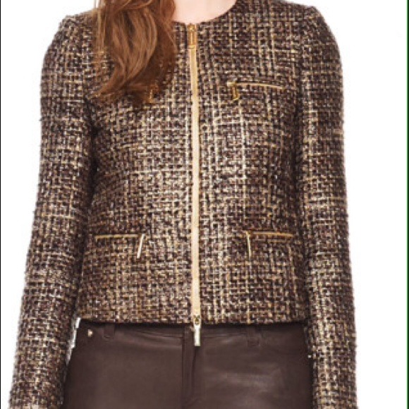 Michael Kors toffee tweed jacket