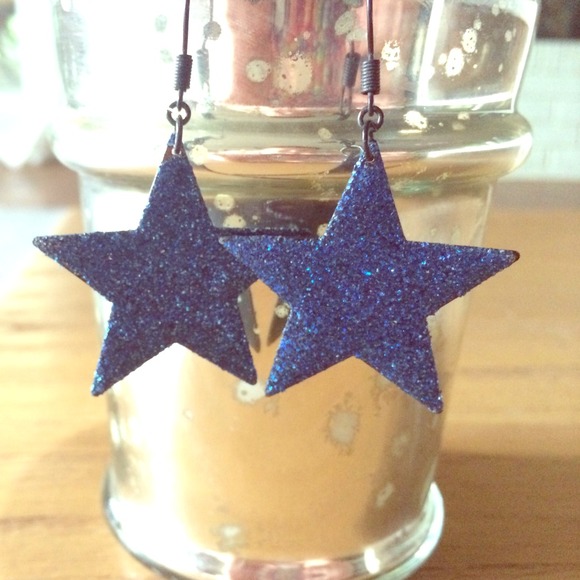 H&M Blue Stardust Earrings