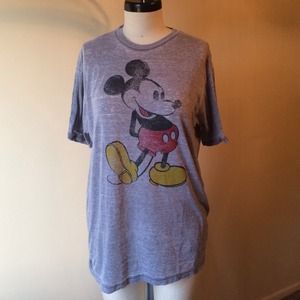 Disney Mickey Mouse burnout shirt size L