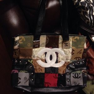 Patterned Chanel purse