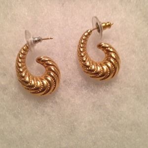 Reduced-Gold Earrings