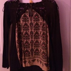Free People Romantics long sleeve shirt
