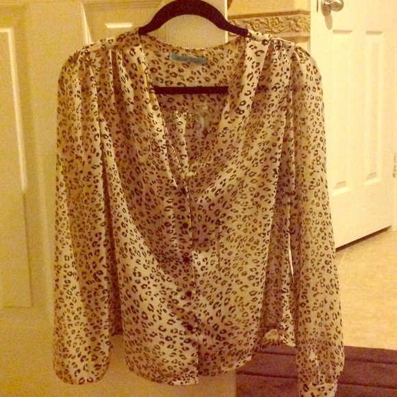 Leopard print blouse - Picture 1 of 3