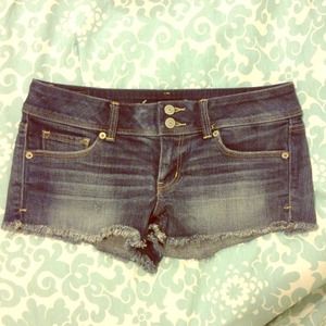 American Eagle Denim Shorts. Frayed @ ends