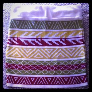 Tribal print skirt