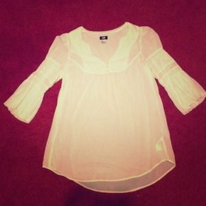 White boho blouse!