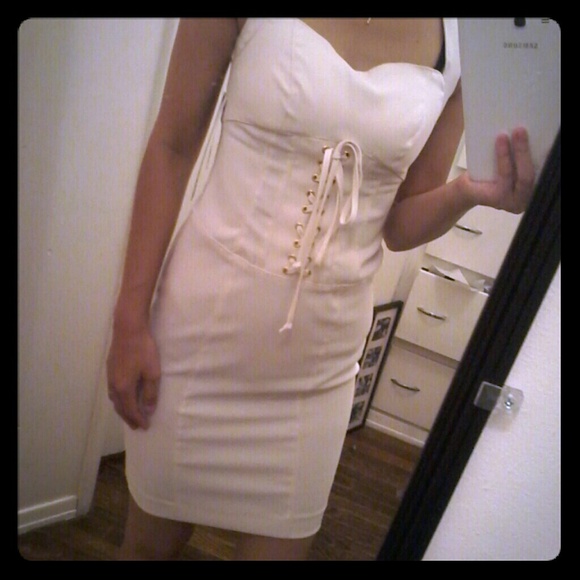 Xoxo Cream dress