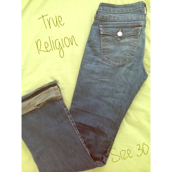 True Religion, "Becky" flare jeans, size 30