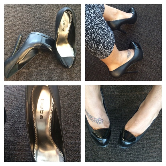 Bebe black pumps
