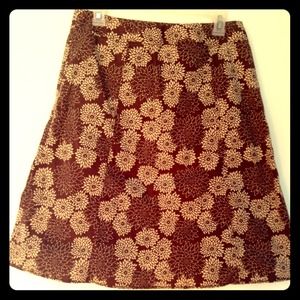 Eddie Bauer flower skirt