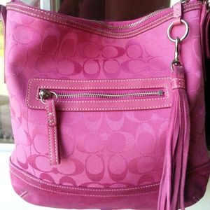SOLD LOCALLY Authentic Coach Purse Pink