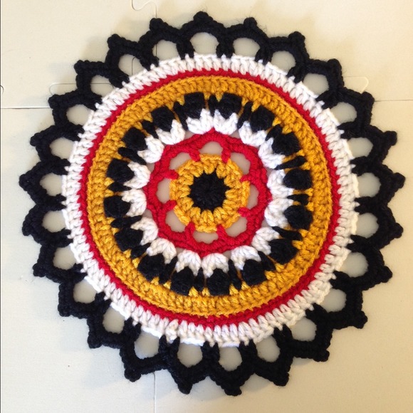 Crocheted mandalas