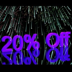 Entire closet 20% off....