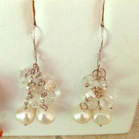 Pearl earrings